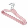 Best reviews of ❤️ Home Basics 10 Piece Velvet Hanger, Pink 🌟