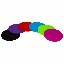 Flash Sale 🥰 Home Basics Non-Slip Round Silicone Coasters, Multi-color 👏 -Home Basics Sales 9fe184fa03e240a3868643793709c8eb 1080x