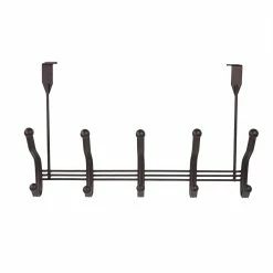 Discount 👏 Home Basics 5 Dual Hook Over the Door Steel Organizing Rack, Bronze 💯 -Home Basics Sales a0cc924e7c5b4eeb9abf75a76b5ec58e a6e31a06 9d1d 42c7 ae18 7027e748efea 1080x