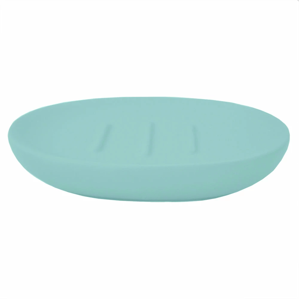 Promo ๐ Home Basics Home Basic 4 Piece Rubberized Ceramic Bath Accessory Set, Blue ๐ 8 Promo ๐ Home Basics Home Basic 4 Piece Rubberized Ceramic Bath Accessory Set, Blue ๐ - Image 6