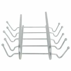 Budget 😉 Home Basics Under the Shelf Vinyl 🧥 Coated Steel 6 Hook Mug Rack, Silver 😀 -Home Basics Sales a4391e030f214676b460a149552df240 1080x