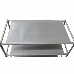 Promo 🎉 Home Basics 12 Pair Non-Woven Multi-Purpose Stackable Free-Standing 👟 Shoe Rack, Grey 👏 -Home Basics Sales a807d55db0c148f1ad617758861c309a 1080x