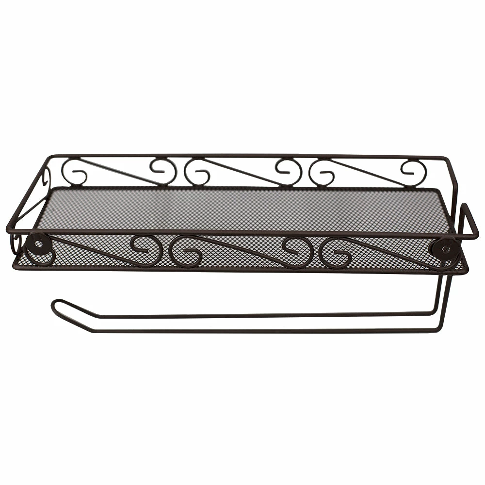 Best Sale ๐ Home Basics Scroll Collection Wall Mounted Paper Towel Holder with Basket, Bronze ๐ 4 Best Sale ๐ Home Basics Scroll Collection Wall Mounted Paper Towel Holder with Basket, Bronze ๐ - Image 2