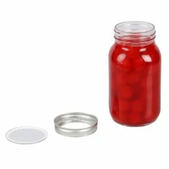 New 🎁 Home Basics 25 oz. Wide Mouth Clear Mason Canning Jar 🥰 -Home Basics Sales abf7871f9f47480aa385c59bec062795 1080x