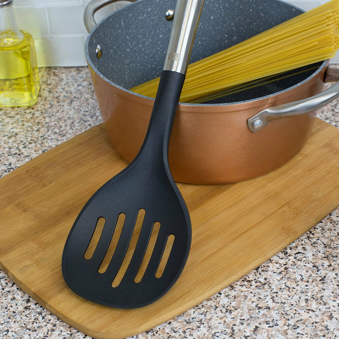 Buy 🤩 Home Basics Mesa Collection Scratch-Resistant Slotted Skimmer, Black 🎁 5 Buy 🤩 Home Basics Mesa Collection Scratch-Resistant Slotted Skimmer, Black 🎁 - Image 3