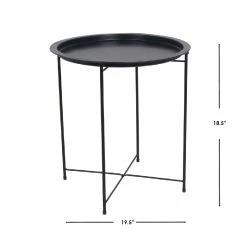 Best deal 💯 Home Basics Foldable Round Multi-Purpose Side Accent Metal Table, Matte Black 🌟 -Home Basics Sales acab353928ce4971bbfd53008a5cc173 66cdb6e8 df7f 414d a7d3 c76c5a8d49aa 1080x