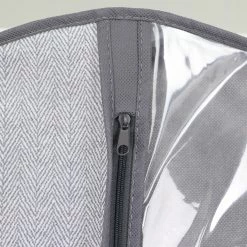 Cheap ❤️ Home Basics Herringbone Non-Woven Suit Bag with Clear Plastic Panel, Grey 👍 -Home Basics Sales adef3d0d9a564de79d34fdb1a5075bb8 1080x