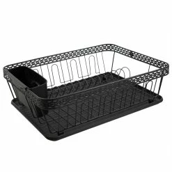 Promo ⌛ Home Basics 3 Piece Decorative Wire Steel Dish Rack, Black ❤️ -Home Basics Sales af8b7e5e1b7e49eabc2fa30c93a3043f 1080x