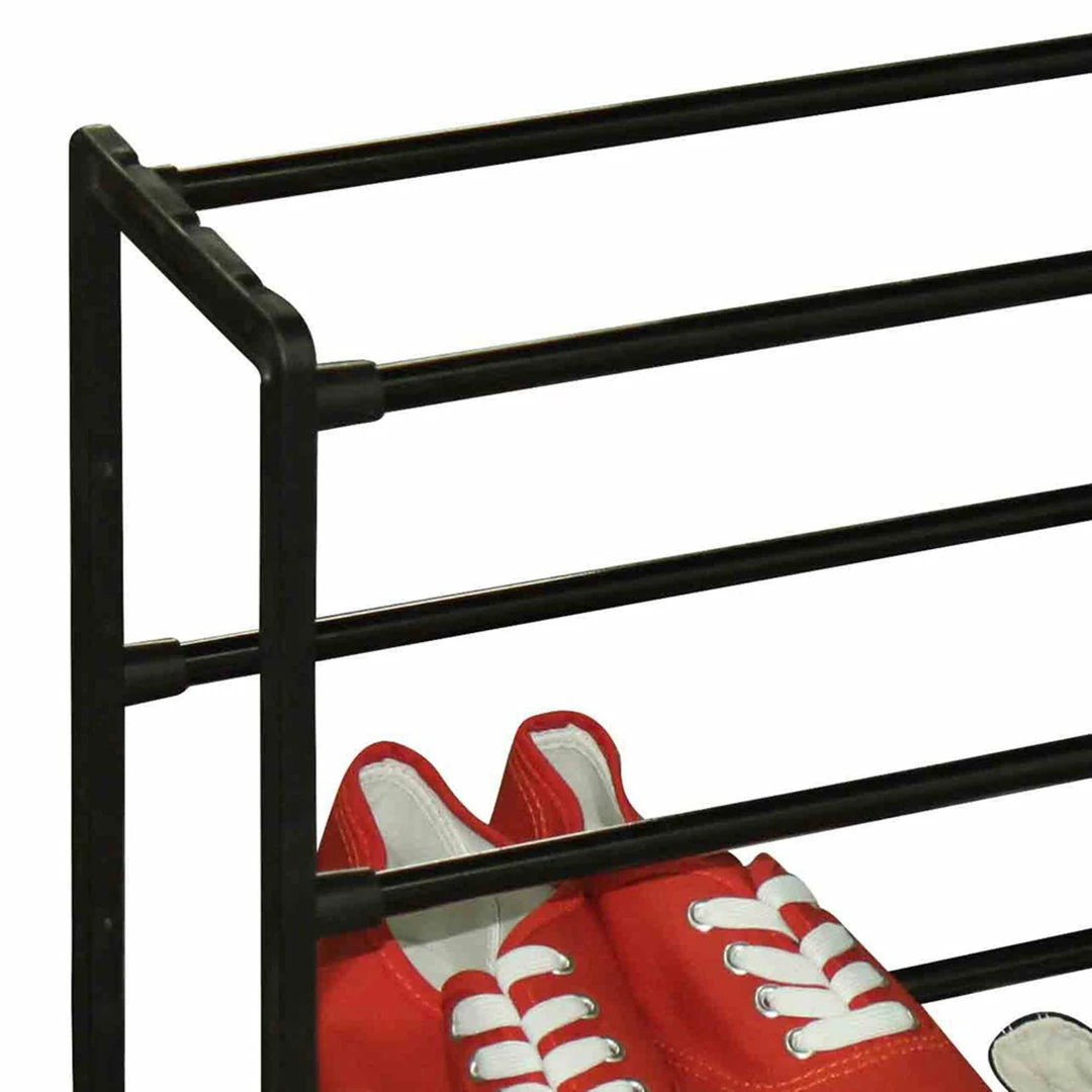 Hot Sale π Home Basics Easy Assemble Space-Saving 12 Pair π Shoe Tower Multi-Purpose Storage Rack, Black π 5 Hot Sale π Home Basics Easy Assemble Space-Saving 12 Pair π Shoe Tower Multi-Purpose Storage Rack, Black π - Image 3
