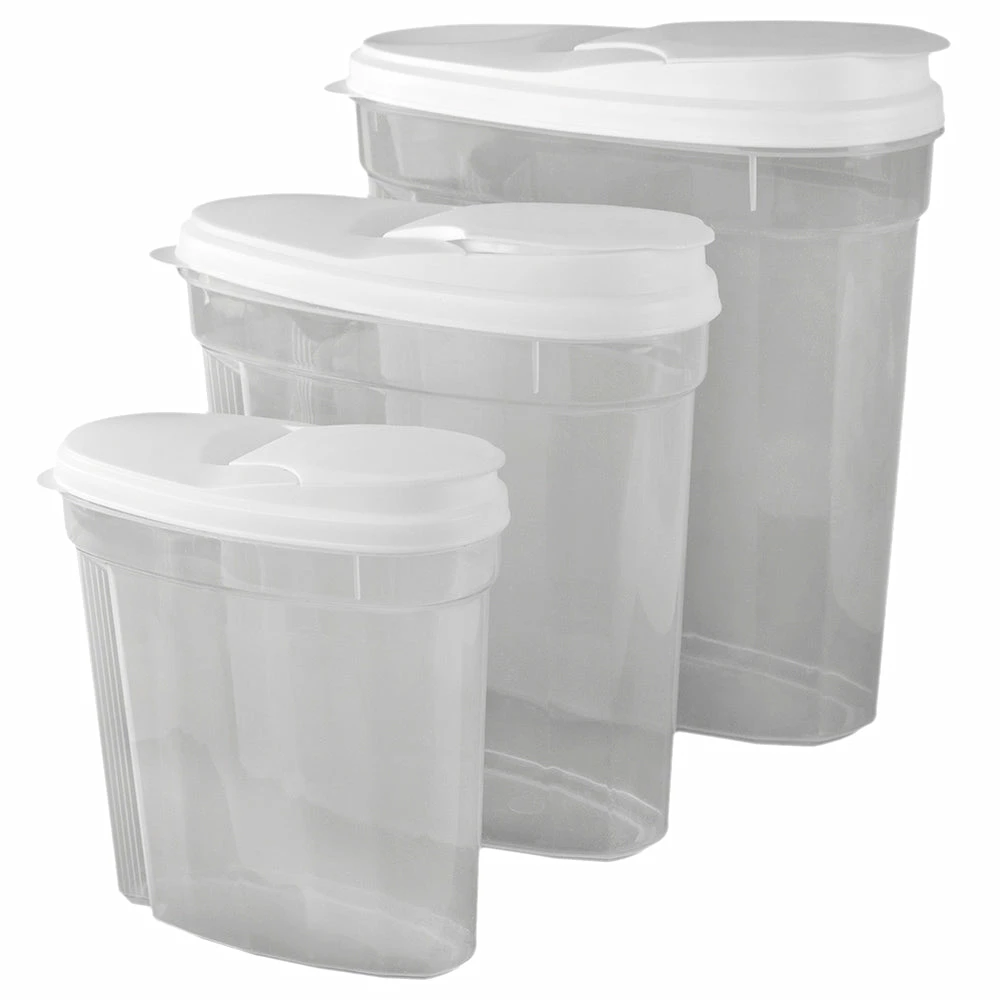 Buy ๐ Home Basics 3 Piece Plastic Containers ๐ 5 Buy ๐ Home Basics 3 Piece Plastic Containers ๐ - Image 3