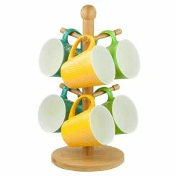 New ✨ Home Basics Bamboo Mug Tree ✔️