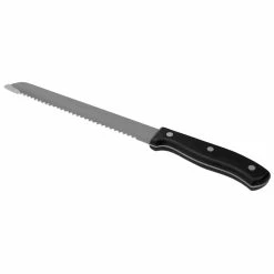 Promo 👍 Home Basics 8" Stainless Steel Bread Knife with Contoured Bakelite Handle, Black 👏 -Home Basics Sales b3c1558e09b748828685eefbb8846664 1080x