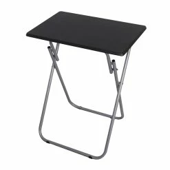 Deals 👍 Home Basics Multi-Purpose Foldable Table, Black 🧨