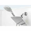 Best reviews of 🔔 Home Basics Dual Rainfall Shower Massager, Chrome 🌟