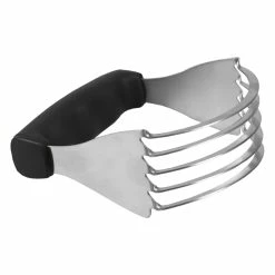 Hot Sale 🔥 Home Basics Stainless Steel Pastry and Dough Blender with Comfort Grip Handle, Black 👍