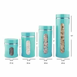 Discount ✨ Home Basics 4 Piece Essence Collection Stainless Steel Canister Set, Turquoise ❤️ -Home Basics Sales b84a2810538247d2bd724a266ca9228e 6643ba35 f47c 412a 9546 480bd0293ea8 1080x