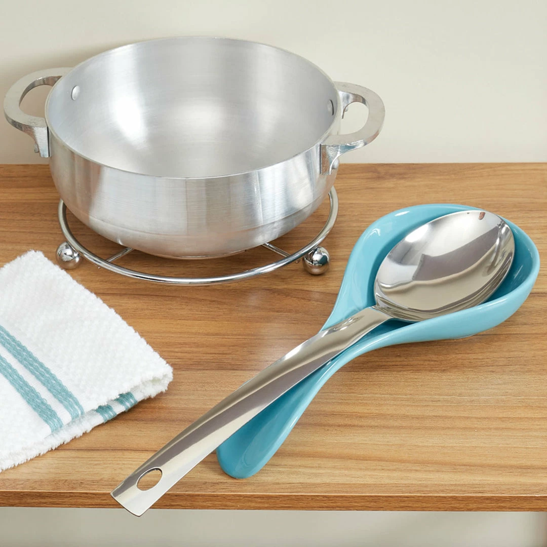 Promo ๐ฅฐ Home Basics Stainless Steel Aster Solid Spoon ๐ 4 Promo ๐ฅฐ Home Basics Stainless Steel Aster Solid Spoon ๐ - Image 2