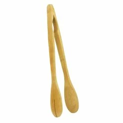 Brand new 🧨 Home Basics Bamboo Tongs, Natural ⌛