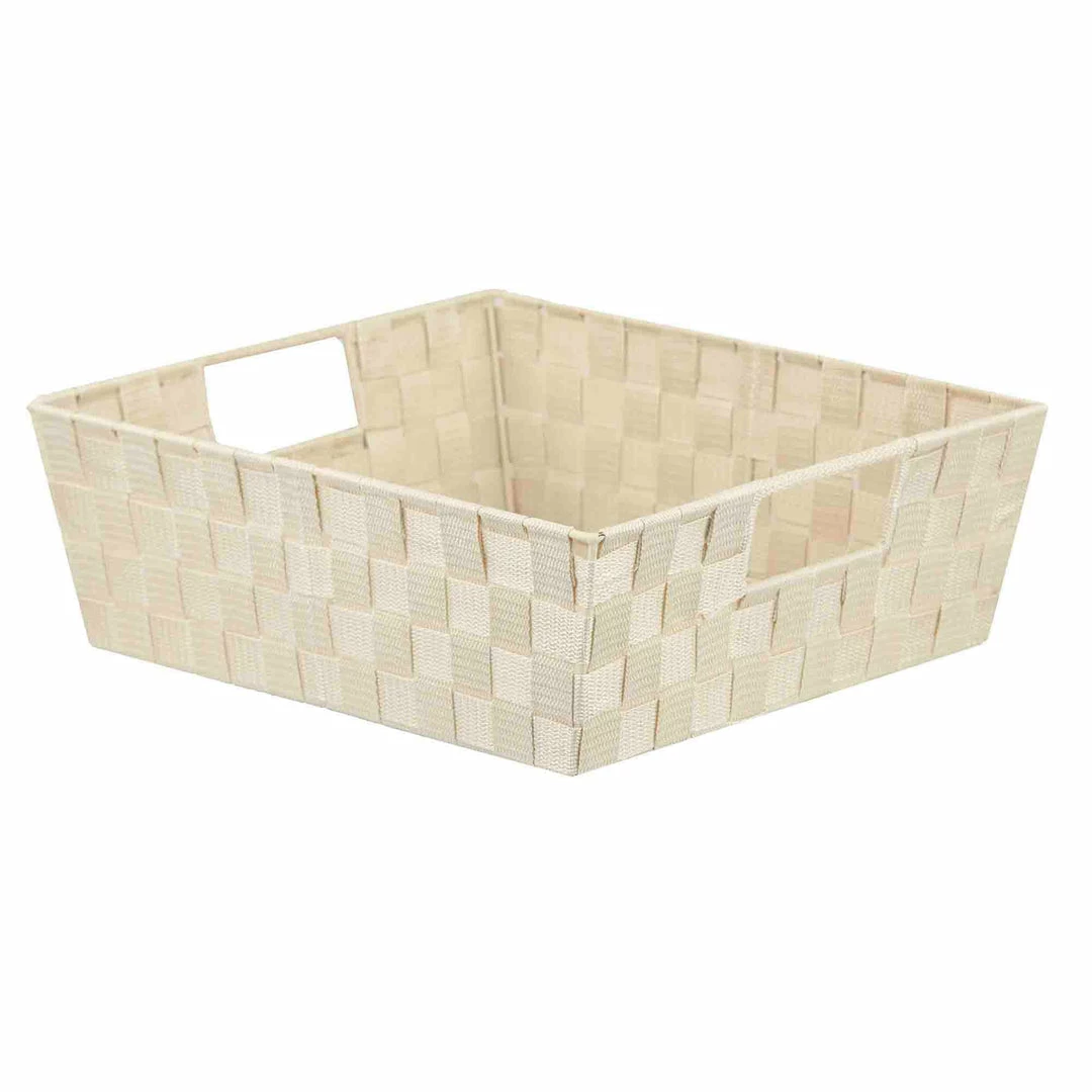 Coupon ๐ Home Basics Large Woven Strap Open Bin, Ivory โ๏ธ 3 Coupon ๐ Home Basics Large Woven Strap Open Bin, Ivory โ๏ธ