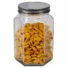 Promo 🛒 Home Basics 37 oz. Medium Hexagon Glass Canister, Clear 🔥 -Home Basics Sales bcb10650349f41ec968261a2b36f2692 1080x