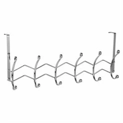 Best deal ⭐ Home Basics Chrome Plated Steel 6 Hook Over the Door Hanging Rack 🧨 -Home Basics Sales bd46120decc844dc992c7cd882e630e9 1080x