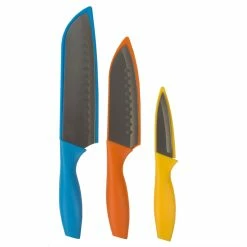 New 🎉 Home Basics 3 Piece Stainless Steel Knife Set with Colorful Slip Covers 🔥 -Home Basics Sales bdddc060f5584f8eb1923786c9bd8717 1080x