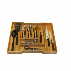 Coupon ⌛ Home Basics Expandable 8 Compartment Bamboo Cutlery Tray, Natural 💯 -Home Basics Sales bdfb965687b4402988d62a0af7fb438f 1080x