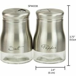 Budget 🤩 Home Basics 5 oz. Salt and Pepper Set with See-Through Glass Base, Silver 💯 -Home Basics Sales bf1ae80c20734122872806c9003950c7 09d46d23 3ed0 416c b14b 7a98f17f528a 1080x