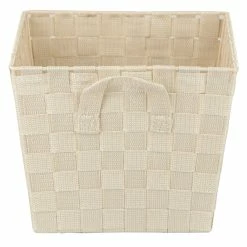 Deals ✔️ Home Basics Woven Strap Open Bin, Ivory 💯 -Home Basics Sales bf1deef800be499d8cf04eed8305ae66 1080x