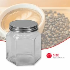 Cheap ⌛ Home Basics 26 oz. Small Hexagon Glass Canister, Clear 🧨 -Home Basics Sales bf69b54f77304af9aed55b1efcc8f9a8 ab11df10 8d88 476a a762 84484a31d5a7 1080x