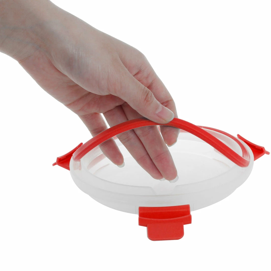 Best deal โจ Home Basics Leak Proof 13 oz. Round Borosilicate Glass Food Storage Container with Air-tight Plastic Lid, Red ๐ฅ 5 Best deal โจ Home Basics Leak Proof 13 oz. Round Borosilicate Glass Food Storage Container with Air-tight Plastic Lid, Red ๐ฅ - Image 3