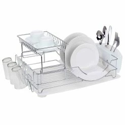 Cheap 🥰 Home Basics Chrome Plated Steel 2 Tier Deluxe Dish Drainer ⭐ -Home Basics Sales c001f86df82f4a488cb3b101c1fdbc13 1080x
