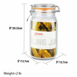 Cheapest 😍 Home Basics 47 oz. Glass Pickling Jar with Wire Bail Lid and Rubber Seal Gasket ⌛ 7 Cheapest 😍 Home Basics 47 oz. Glass Pickling Jar with Wire Bail Lid and Rubber Seal Gasket ⌛ -Home Basics Sales c35f1e9ccb75467cb70a6b4840f3abd9 1b86eb71 3e2a 4cc3 ad33 db2286bbef82 1080x