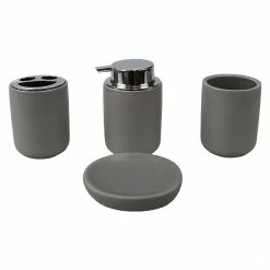 Best reviews of ❤️ Home Basics Luxem 4 Piece Ceramic Bath Accessory Set, Grey 🛒 -Home Basics Sales c3d0034fbb3f45b9b8c5646ca1a35e04 e1ed1475 f9bb 4bb4 8a08 965349a11817 1080x