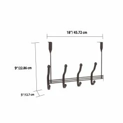 Flash Sale 💯 Home Basics Over the Door 5 Hook Hanging Rack, Satin Nickel 👏 -Home Basics Sales c3fcec0ee68f4c3487b288e31f5e6e84 1080x
