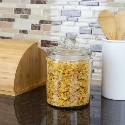 Brand new 👍 Home Basics Renaissance Collection Medium Glass Jar with Easy Grab Knob Handles, Clear ✔️ -Home Basics Sales c53d5a3384da4b8babeeb54a48715feb c5a9a5ff 92f6 44cb a1bd 14bc8ad21243 1080x