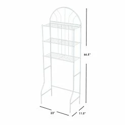 Best deal 🎁 Home Basics 3 Shelf Steel Bathroom Space Saver, White 👍 -Home Basics Sales c63c0ec0123144a0b6af848ffd206c39 1080x