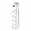 Discount 😉 Home Basics Modern Sprial Freestanding Dispensing Toilet Paper Holder, Satin Nickel ⭐