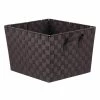 Hot Sale 🎁 Home Basics X-Large Polyester Woven Strap Open Bin, Brown 🔥 -Home Basics Sales c7ff8bf5676042a5a7ae8112642390d7 1080x