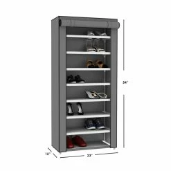 Cheap โจ Home Basics 8 Tier Portable Polyester ๐ Shoe Closet, Grey ๐ 7 Cheap โจ Home Basics 8 Tier Portable Polyester ๐ Shoe Closet, Grey ๐ -Home Basics Sales c83d388df67142978c9e2c3965e461ab 1080x