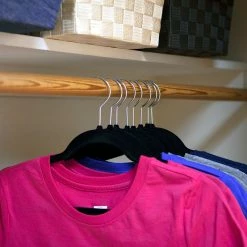 Coupon 🔔 Home Basics Velvet Hanger, (Pack of 10), Black 👍 -Home Basics Sales cae5a4fa003841758850b497b2c589e0 1080x