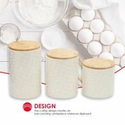 Flash Sale 🔔 Home Basics Scallop 3 Piece Ceramic Canister Set With Bamboo Tops, White ⭐ -Home Basics Sales cf6363e416fb487299637cb68dca0568 1080x