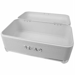 Promo 🔔 Home Basics Michael Graves Design Soho Swing Up Lid Tin Bread Box, White 😀 -Home Basics Sales cfb7a176e9214344b1c3b9b64f44c5a7 6d20e3cc ce37 4acc 9054 aeda9d46ecb9 1080x