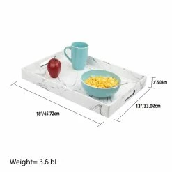 Wholesale 🎉 Home Basics Faux Marble Serving Tray, White 🔔 -Home Basics Sales d01446233b1d4fa2a72545f8e20458e3 1080x