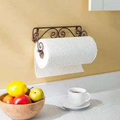 New 👍 Home Basics Scroll Collection Steel Wall Mounted Paper Towel Holder, Bronze 😀 -Home Basics Sales d1c3adc50717465b8af60385971f390e 41c46f96 5bf4 4cba 9057 1b881779b445 1080x