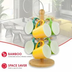 New ✨ Home Basics Bamboo Mug Tree ✔️ -Home Basics Sales d2281da90a154cf2939be64338efc89c acedc54e cd14 43d4 b9d2 ddf455d11860 1080x