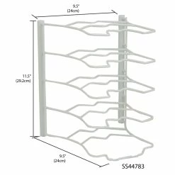 Wholesale 🧨 Home Basics Vinyl 🧥 Coated Steel Pan Wall Mounted Pan and Lid Rack Organizer, White 😀 -Home Basics Sales d2d1ca587c5b4421b7b6ff0f05b97853 8228c394 348c 4f33 93ec f958c8a023e1 1080x