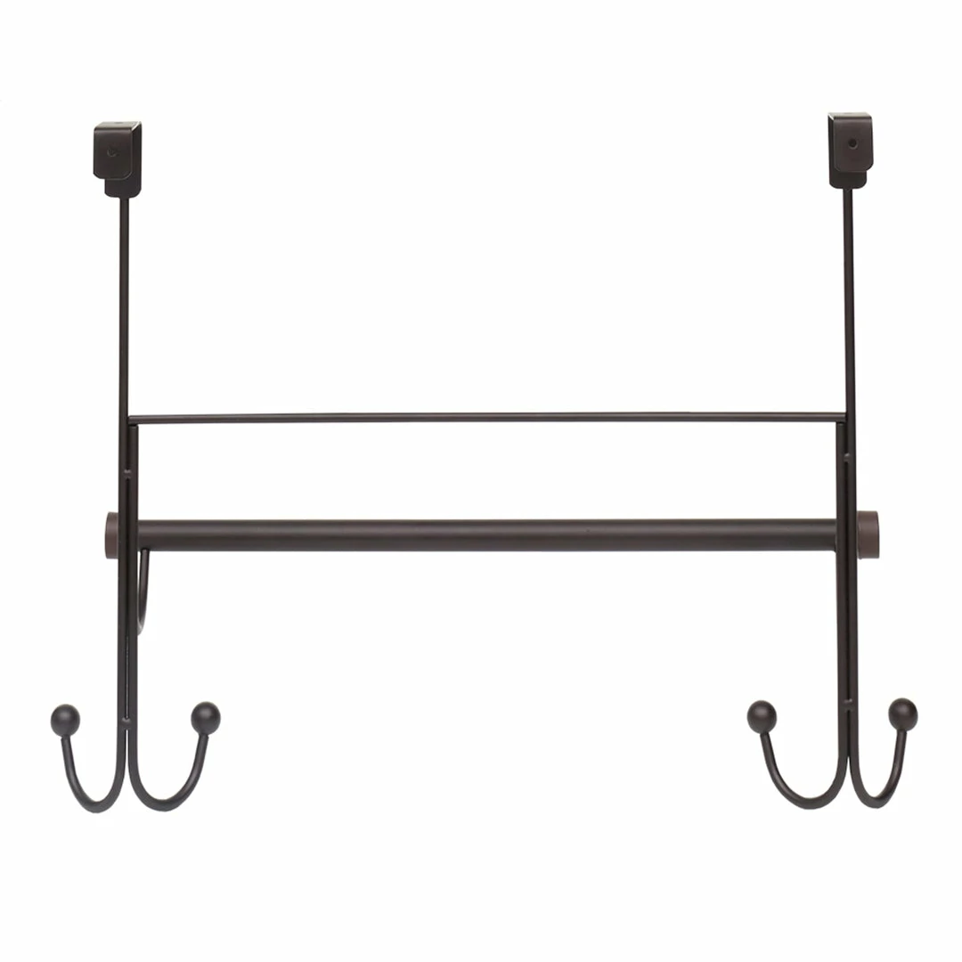 Brand new ๐ฅ Home Basics Over the Door Hook with Towel Bar, Oil-Rubbed Bronze ๐ 5 Brand new ๐ฅ Home Basics Over the Door Hook with Towel Bar, Oil-Rubbed Bronze ๐ - Image 3