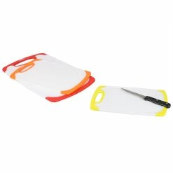 Discount 🧨 Home Basics Non-Slip 3 Piece Plastic Cutting Board with Deep Juice Grooves 😉 -Home Basics Sales d3b7cf9b8ec94e95b45a70b5707e5619 1080x