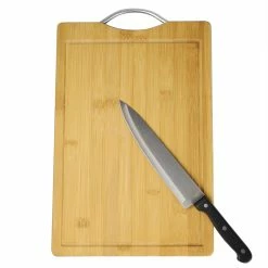 Budget 🥰 Home Basics 10" x 15" Bamboo Cutting Board with Juice Groove and Stainless Steel Handle 😉 -Home Basics Sales d4b7822b9b714c8385d4aad6606e2e8f 1080x